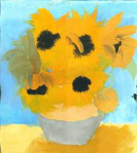 Подсолнухи( по мотивам Ван Гога)