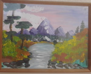 “Горный пейзаж” по мотивам А.М. Васнецова