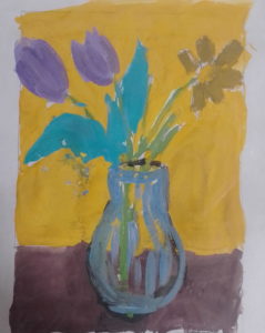 Букет в стиле Ван Гога