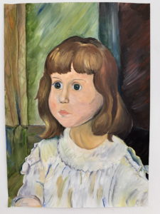 По мотивам картины З.Е. Серебряковой “Девочка с куклой”