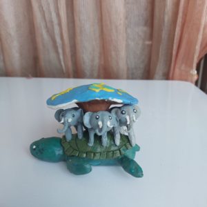 Земля на трёх слонах и черепахе