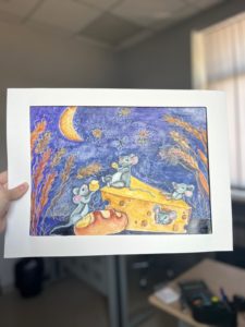 “Жизнь удалась” по мотивам художника Александра Маскаева “Рыжий кот с мышиной компанией”