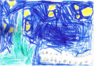 “Звёздная ночь” Винсент Ван Гог