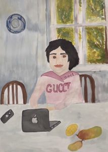 Девочка с манго