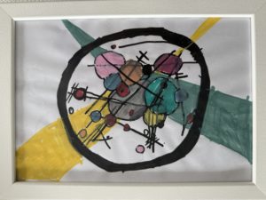 Круги в круге» по мотивам одноименной картины В.В. Кандинского