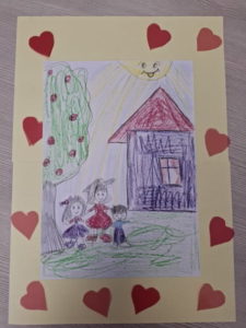 Дом, освещенный солнцем