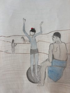 Интерпретация картины “Девочка на шаре” художника Пабло Пикассо