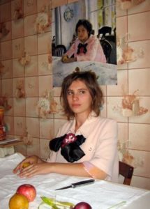 Девочка с персиками. Вдохновение.