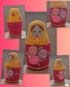 Вязаная матрёшка