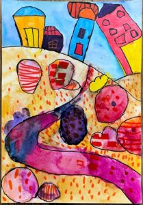 “Солнечный день” интерпретация картины Ван Гога “Звездная ночь”