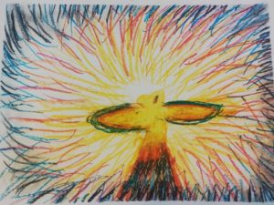 “Жар-птица” По мотивам панно Петрова-Водкина